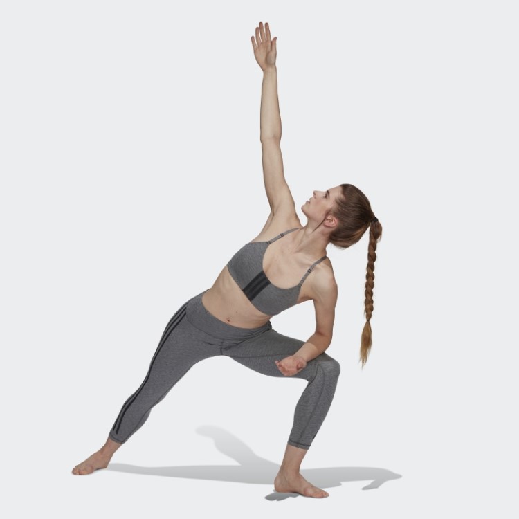 Moda De Sutiã De Treinamento Leve Cinza Escuro Adidas Aeroimpact