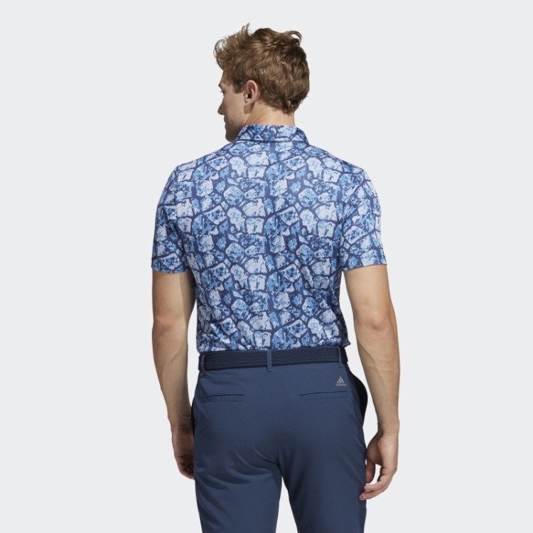 Adidas Camisa Polo Com Estampa De Pedras E Conteúdo Reciclado Aqua