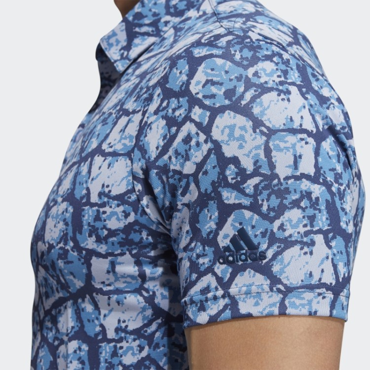 Adidas Camisa Polo Com Estampa De Pedras E Conteúdo Reciclado Aqua