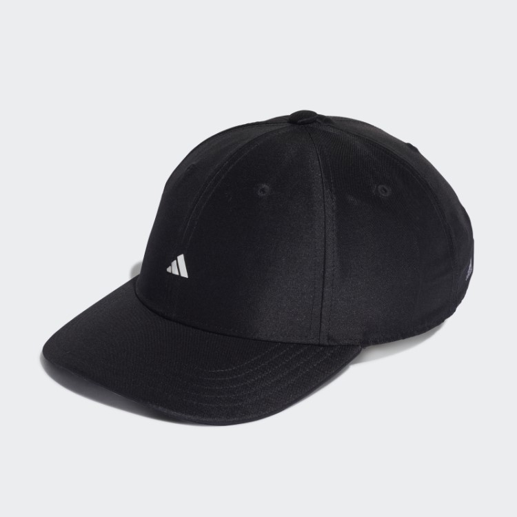 Boné De Beisebol De Cetim Preto Adidas Fashion