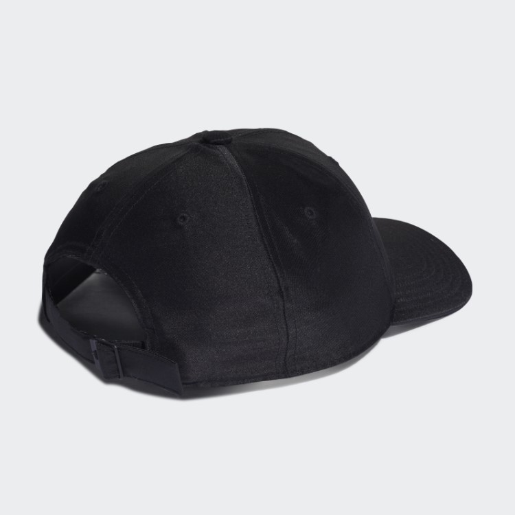 Boné De Beisebol De Cetim Preto Adidas Fashion