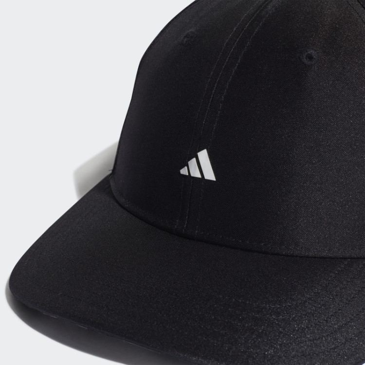Boné De Beisebol De Cetim Preto Adidas Fashion