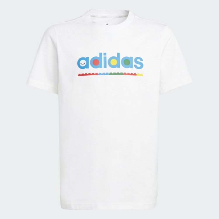 Camiseta Branca Quente Adidas X Lego