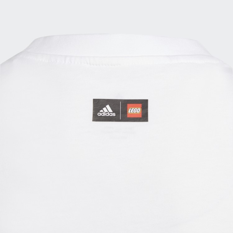 Camiseta Branca Quente Adidas X Lego