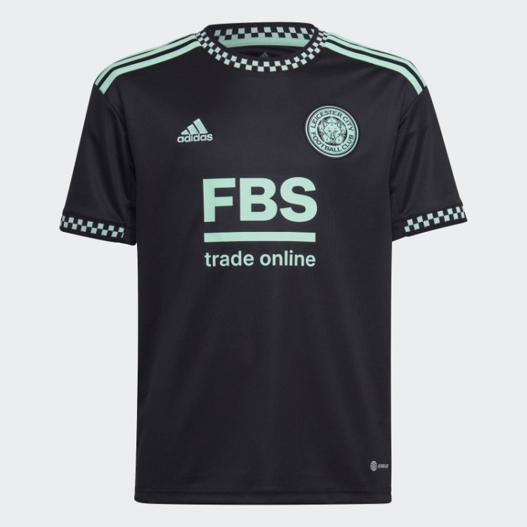 Camisa Alternativa Do Leicester City Fc 22/23 Preta Adidas