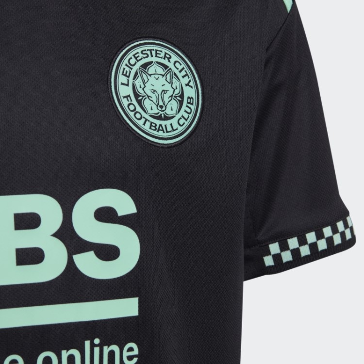Camisa Alternativa Do Leicester City Fc 22/23 Preta Adidas