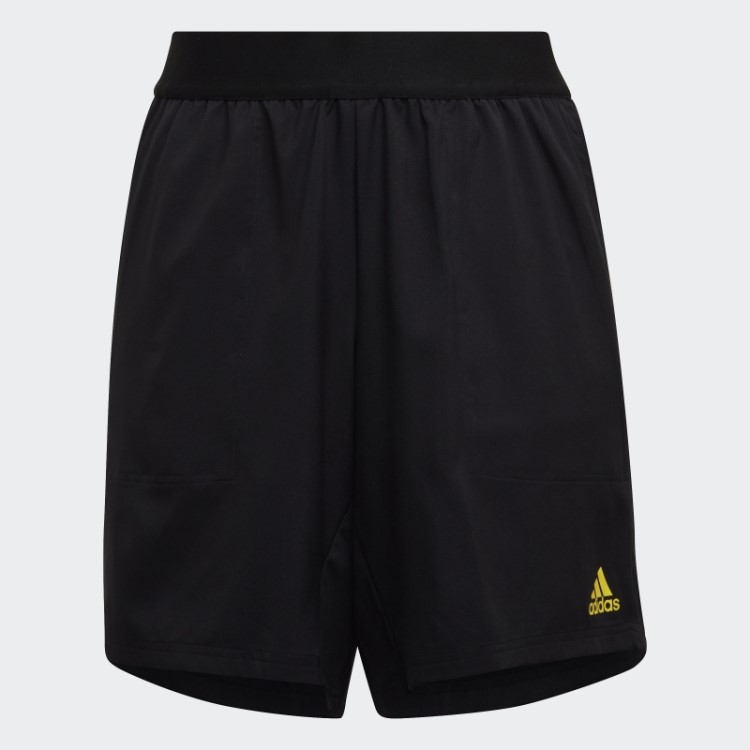 Shorts Downtime Tiro Rfto Preto Adidas De Cintura Alta