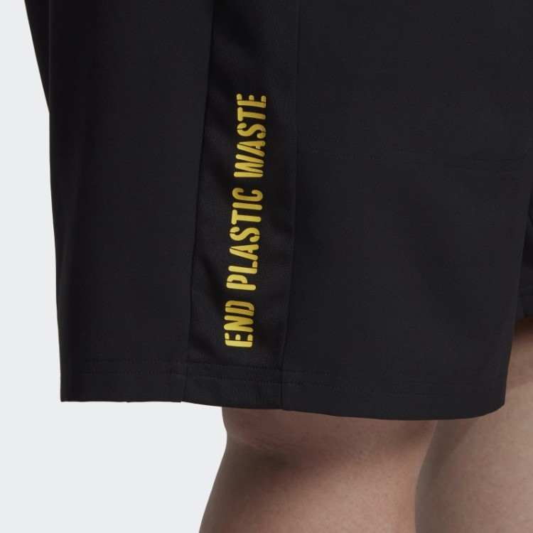 Shorts Downtime Tiro Rfto Preto Adidas De Cintura Alta