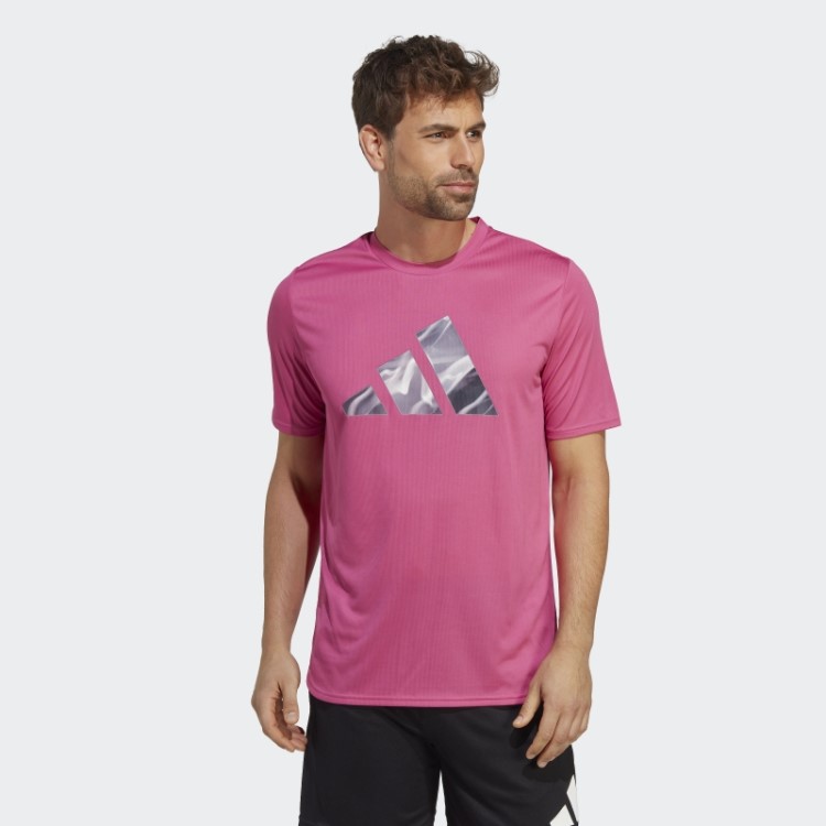 T-shirt De Treino Hiit Fúcsia Adidas Designed For Motion