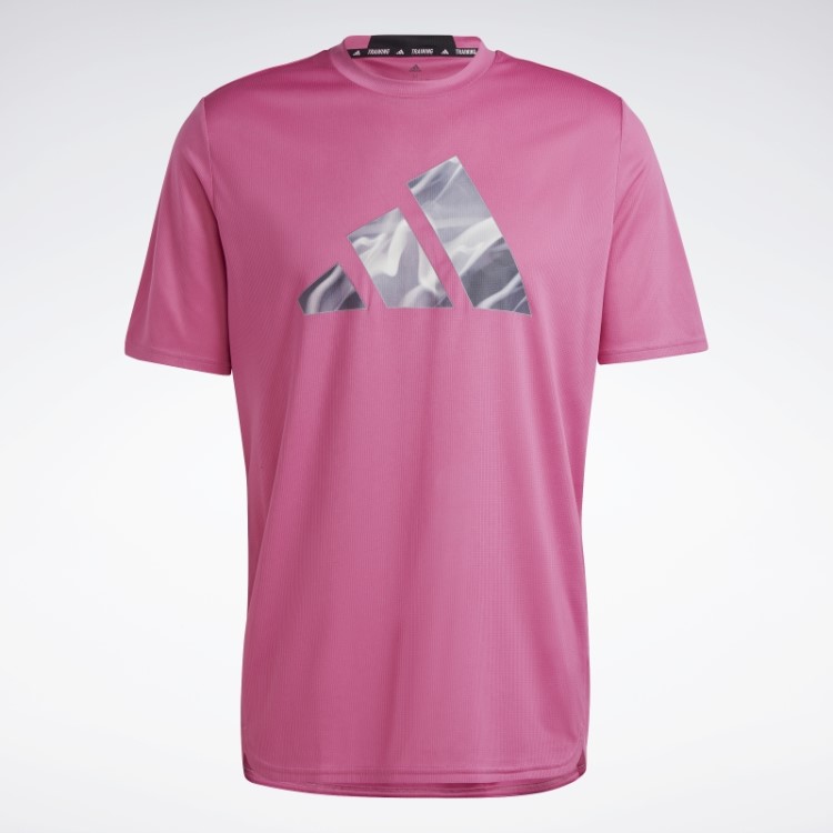 T-shirt De Treino Hiit Fúcsia Adidas Designed For Motion