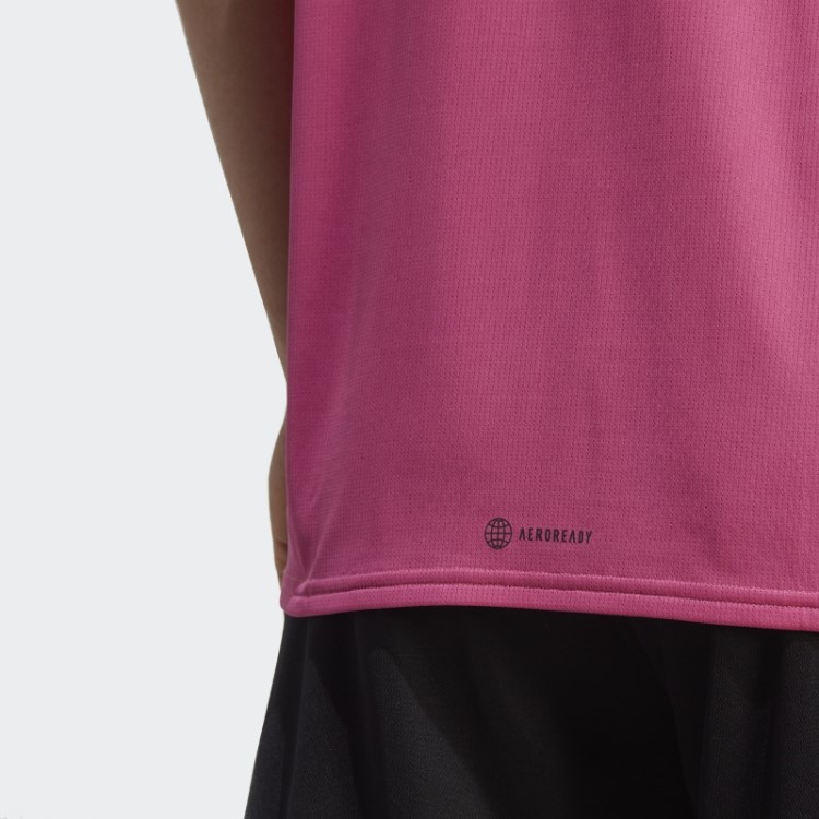 T-shirt De Treino Hiit Fúcsia Adidas Designed For Motion