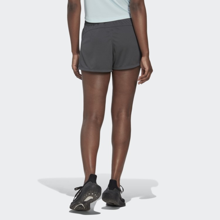 Bermuda De Tricô Adidas Pacer 3 Barras Cinza