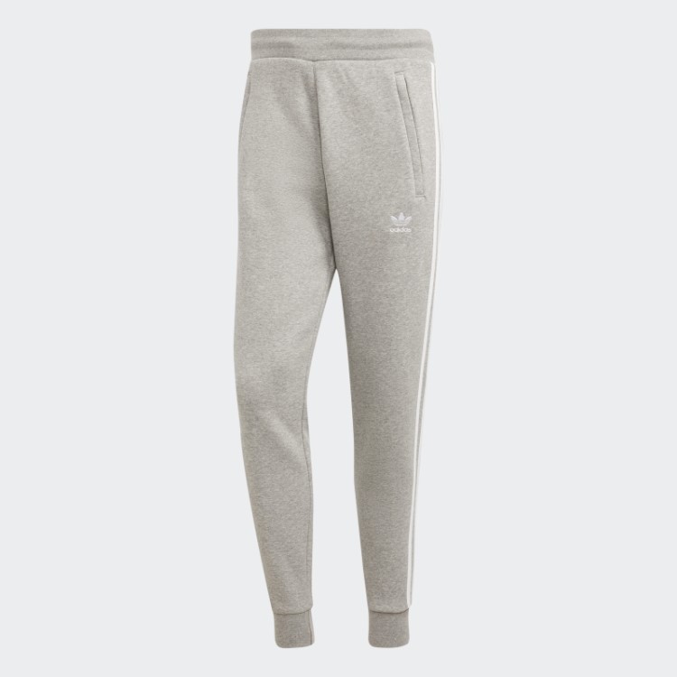Calça Adicolor Classics 3 Listras Cinza Médio Adidas