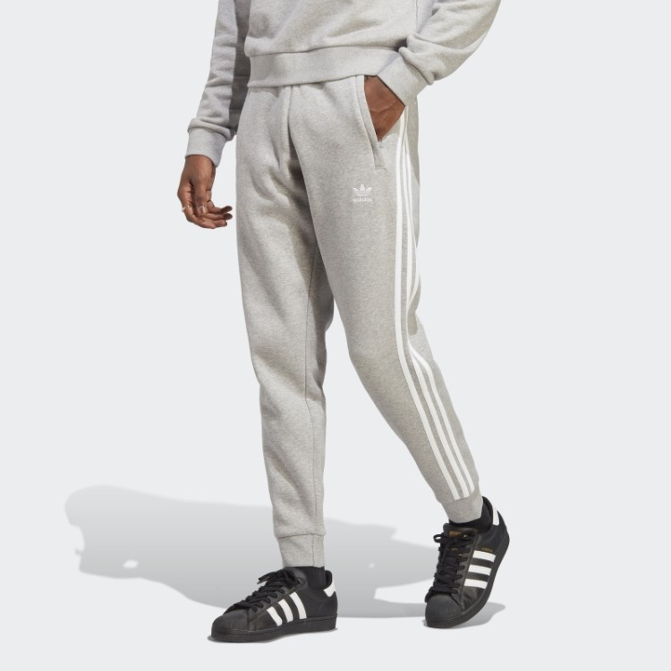 Adicolor Classics Calça Jogger Com As Três Listras Cinza Médio Adidas