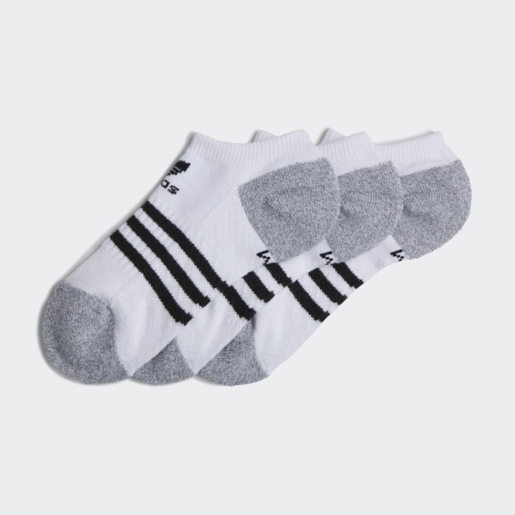 Meias Roller Invisíveis 3 Pares Adidas Branco