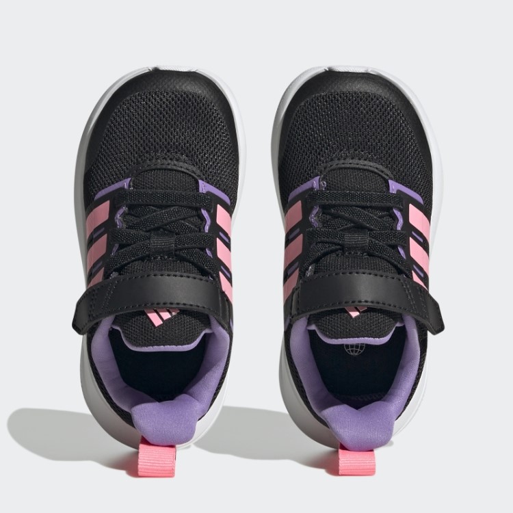 Violeta Adidas Fortarun 2.0 Cloudfoam Sapato Elástico Com Tira Superior