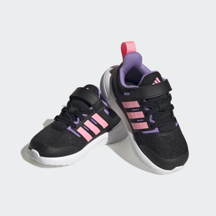 Violeta Adidas Fortarun 2.0 Cloudfoam Sapato Elástico Com Tira Superior