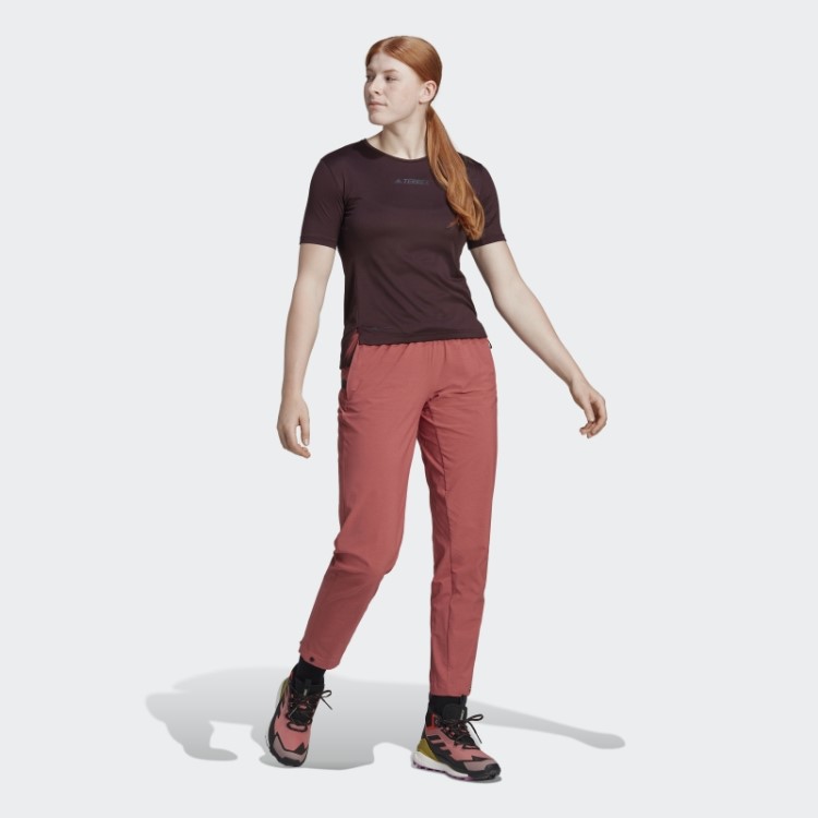 Calça De Caminhada Terrex Liteflex Vermelha Adidas
