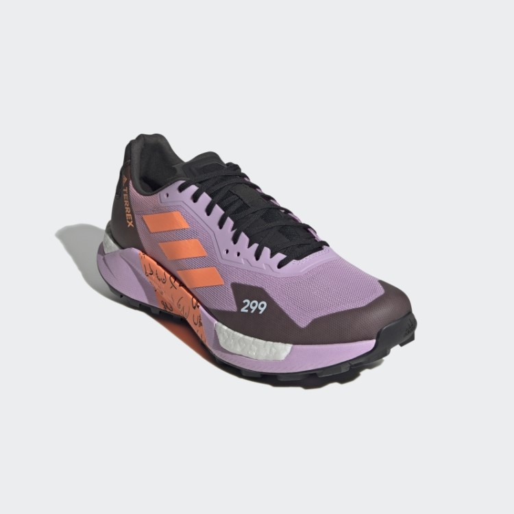 Tênis De Corrida Terrex Agravic Ultra Trail Lilás Adidas