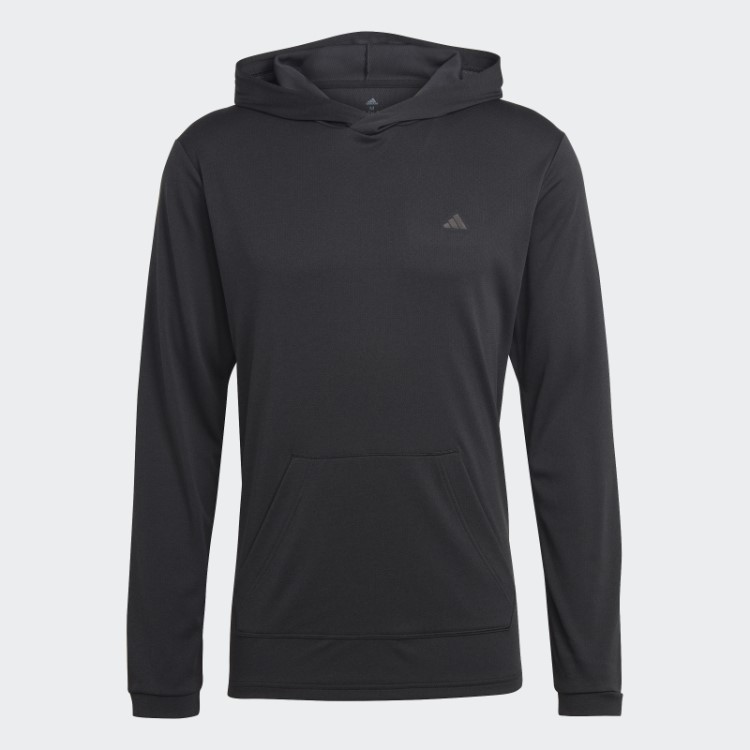 Moletom Com Capuz De Manga Longa De Treino Preto Essencial Feito Para Ser Refeito Adidas