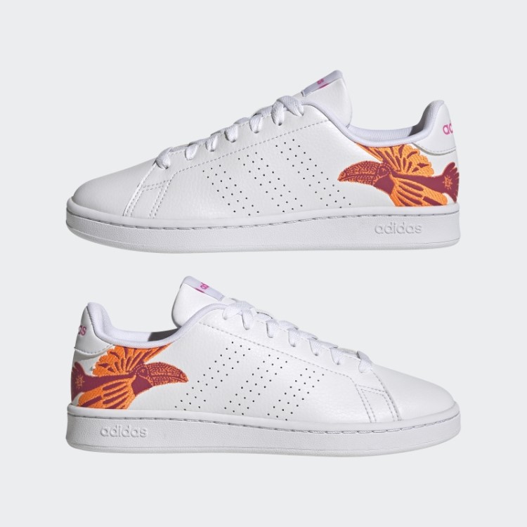 Tênis De Corte De Vantagem Adidas Branco
