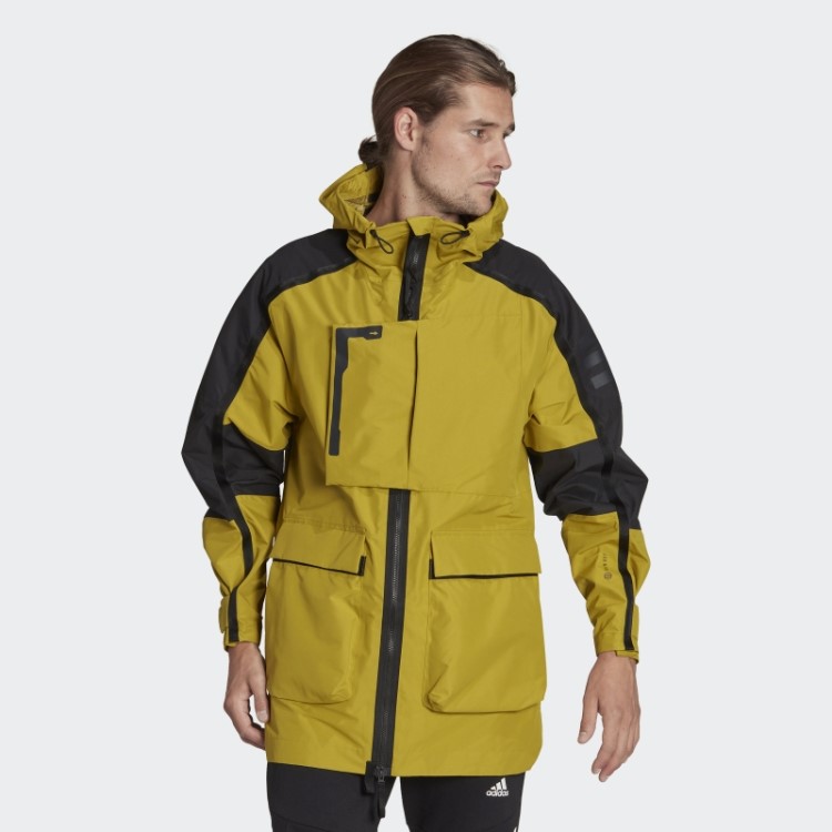 Jaqueta Verde Oliva Terrex Xploric Rain.rdy City Adidas