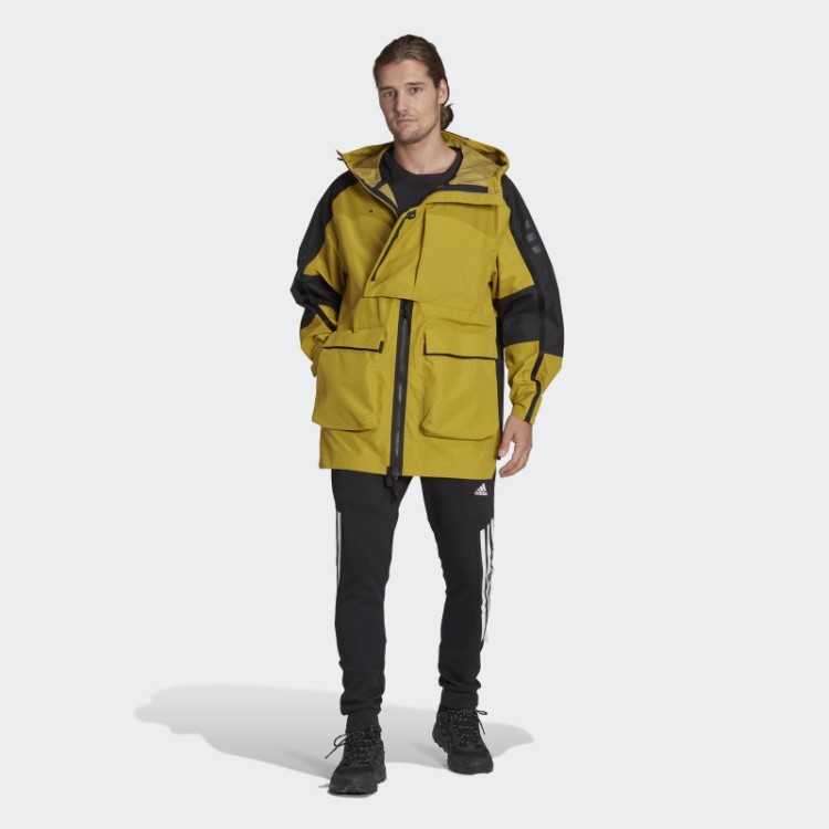 Jaqueta Verde Oliva Terrex Xploric Rain.rdy City Adidas