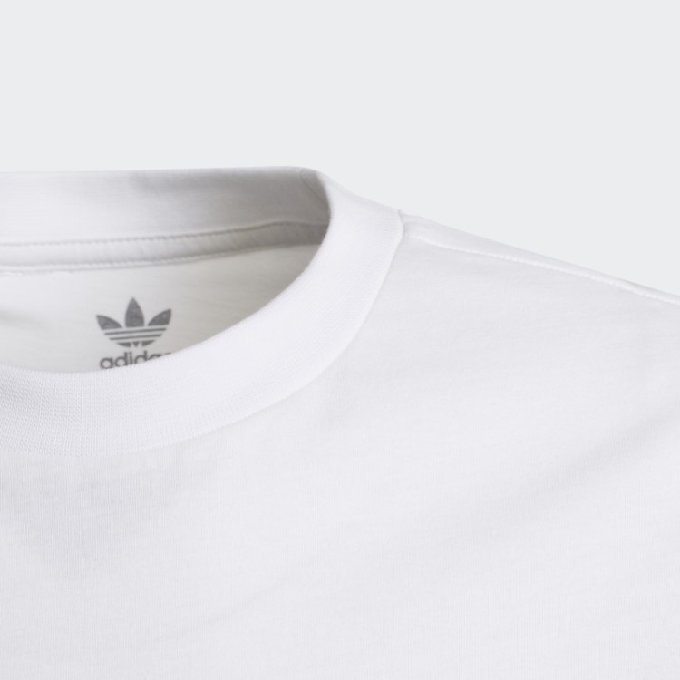 Camiseta Branca Adidas Adicolor