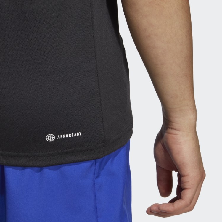 Camiseta De Treino Adidas Train Essentials Comfort Preta