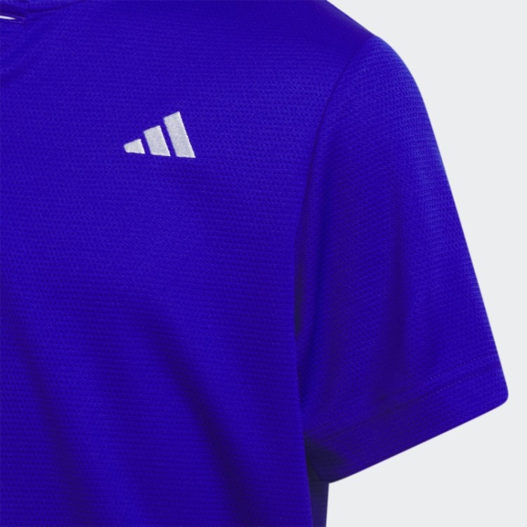 Camisa Pólo Gola Esporte Azul Adidas