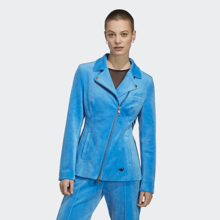 Jaqueta Blue Bird Versão Azul Biker Santiago Adidas