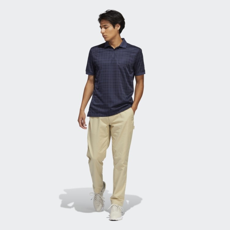 Adidas Adicross Camisa Polo Xadrez Trace Blue