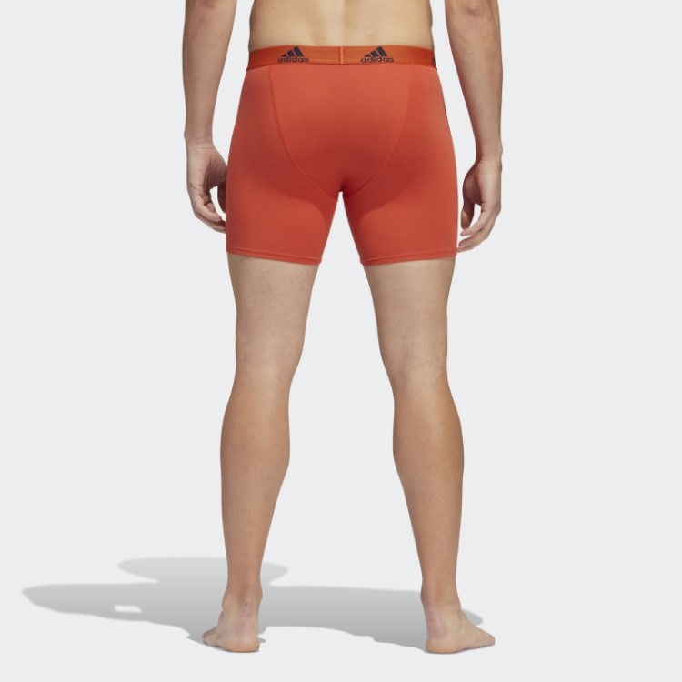 Cuecas Boxer De Algodão Elástico Azul 3 Pares Adidas