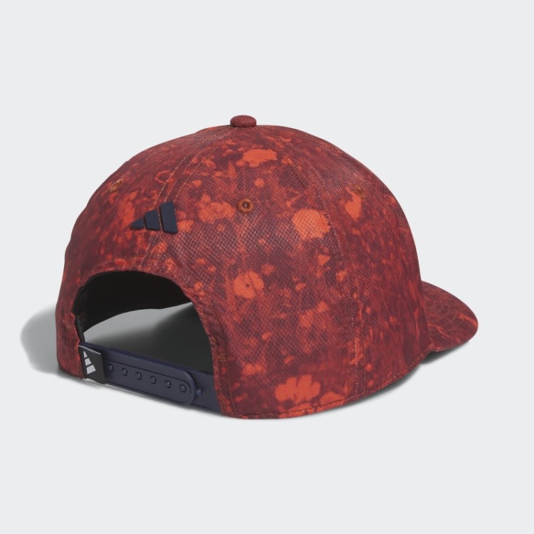 Boné Vermelho Adidas Estampado Com As 3 Listras