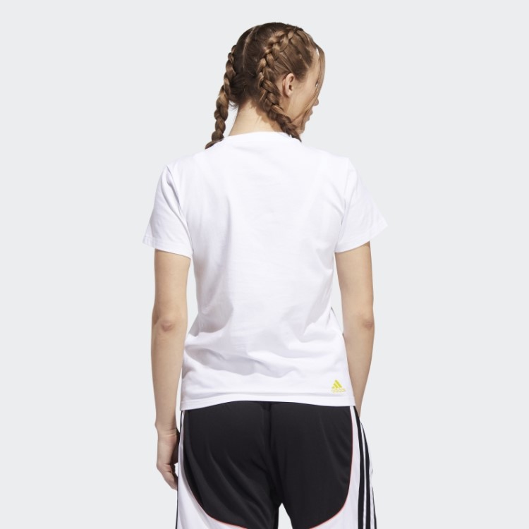 Camiseta Adidas Lailaa Branca