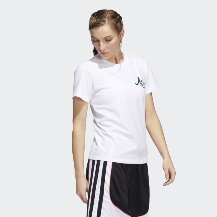 Camiseta Adidas Lailaa Branca