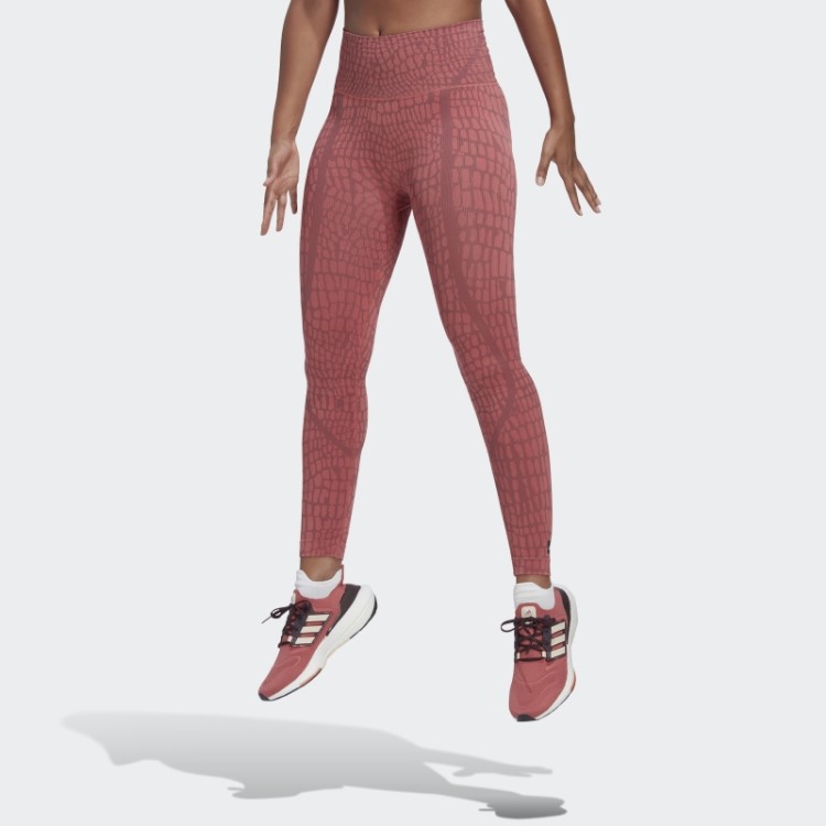 Leggings 7/8 Bordô Adidas Formotion Sculpt Croco