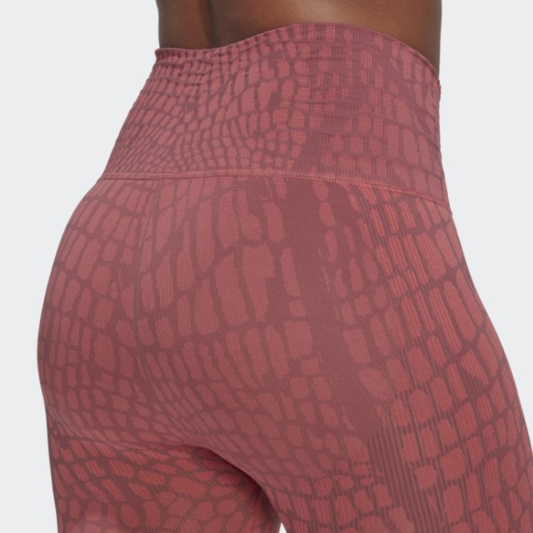 Leggings 7/8 Bordô Adidas Formotion Sculpt Croco