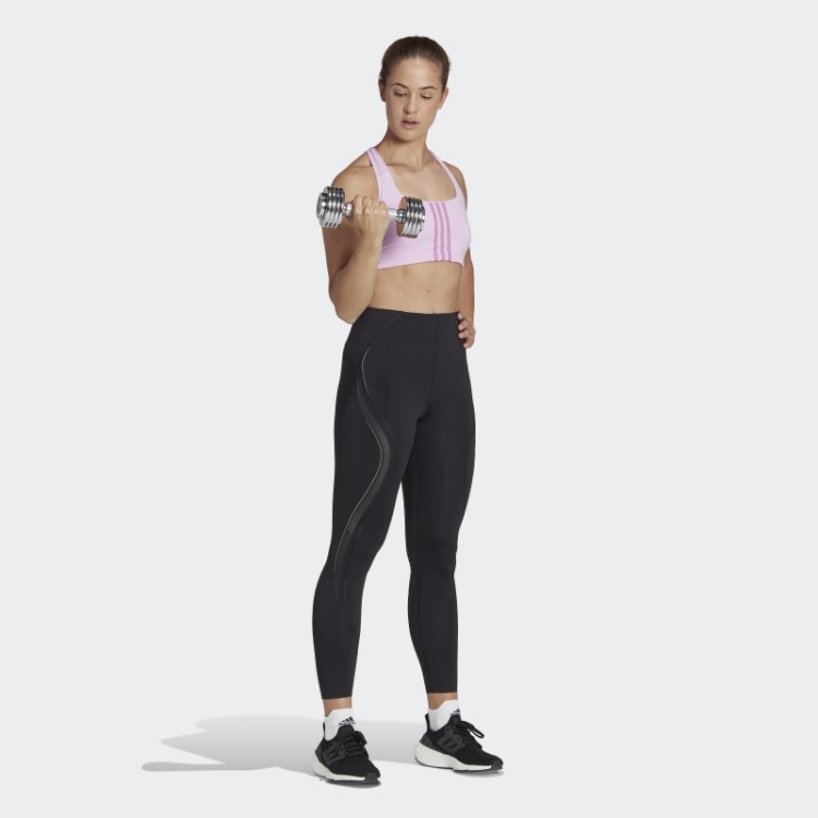 Sutiã De Treinamento De Suporte Médio Powerimpact Adidas Lilás