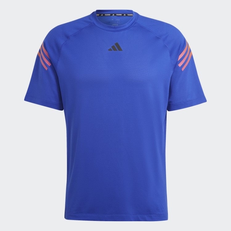 Train Icons Camiseta De Treino Com As Três Listras Azul Adidas