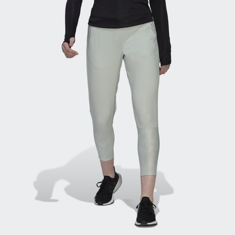 Calça De Corrida Verde Adidas Feita Para Ser Refeita