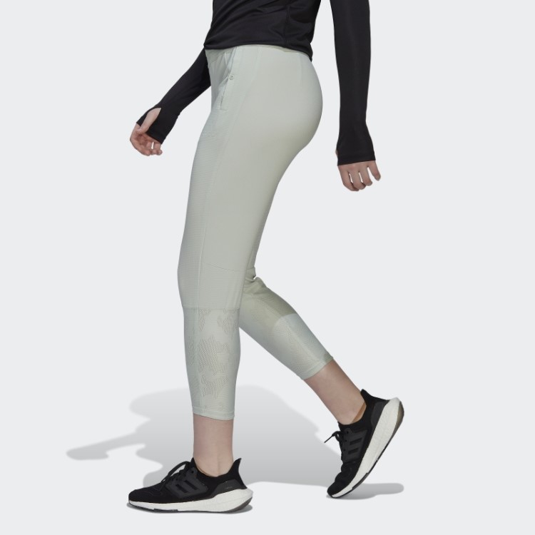 Calça De Corrida Verde Adidas Feita Para Ser Refeita