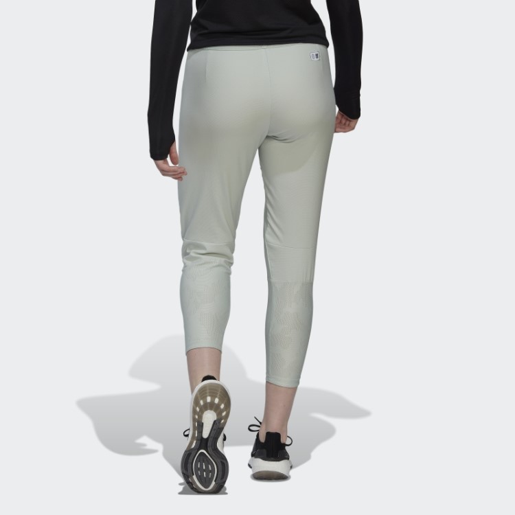 Calça De Corrida Verde Adidas Feita Para Ser Refeita
