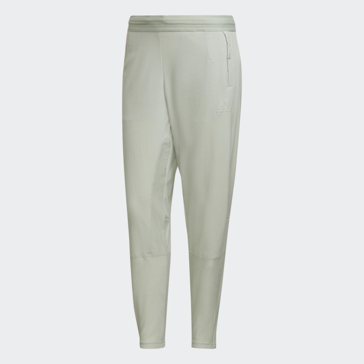 Calça De Corrida Verde Adidas Feita Para Ser Refeita