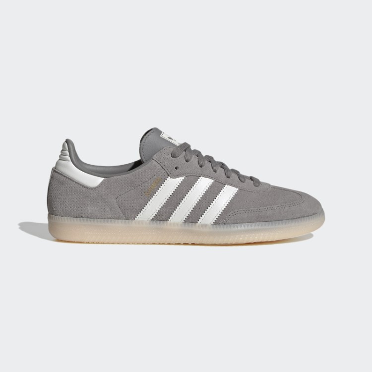 Samba E Tênis Adidas Cinza