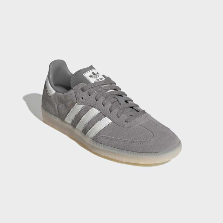 Samba E Tênis Adidas Cinza