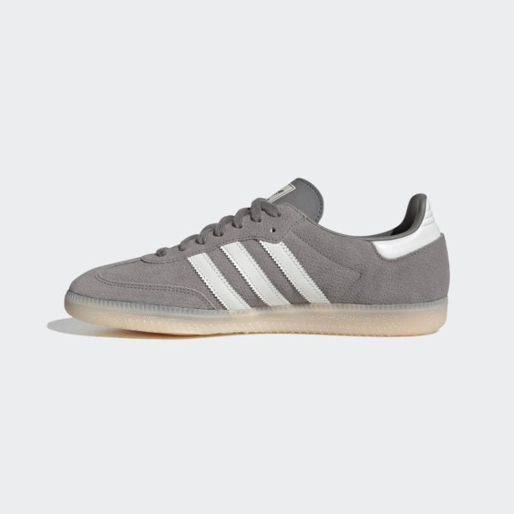 Samba E Tênis Adidas Cinza