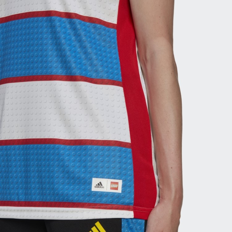 Camisa Azul Adidas Tiro X Lego Moda
