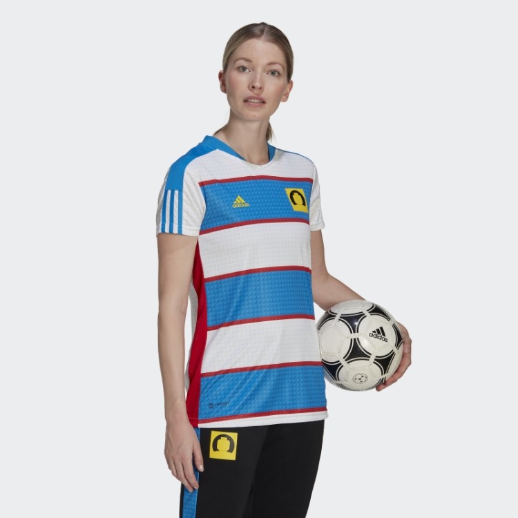 Camisa Azul Adidas Tiro X Lego Moda