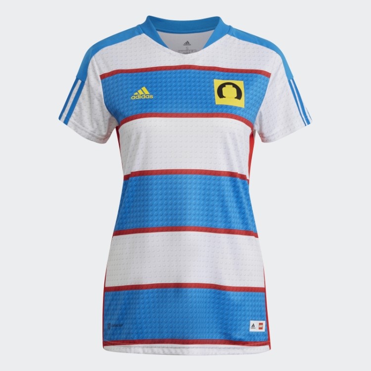 Camisa Azul Adidas Tiro X Lego Moda